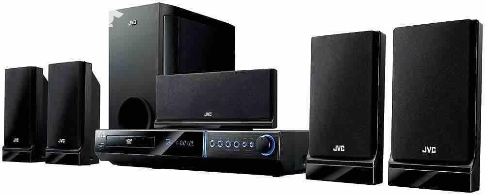 JVC Home cinema Very good condition 5 speakers and one Sub woofer The real cinema in your house Price negotiable