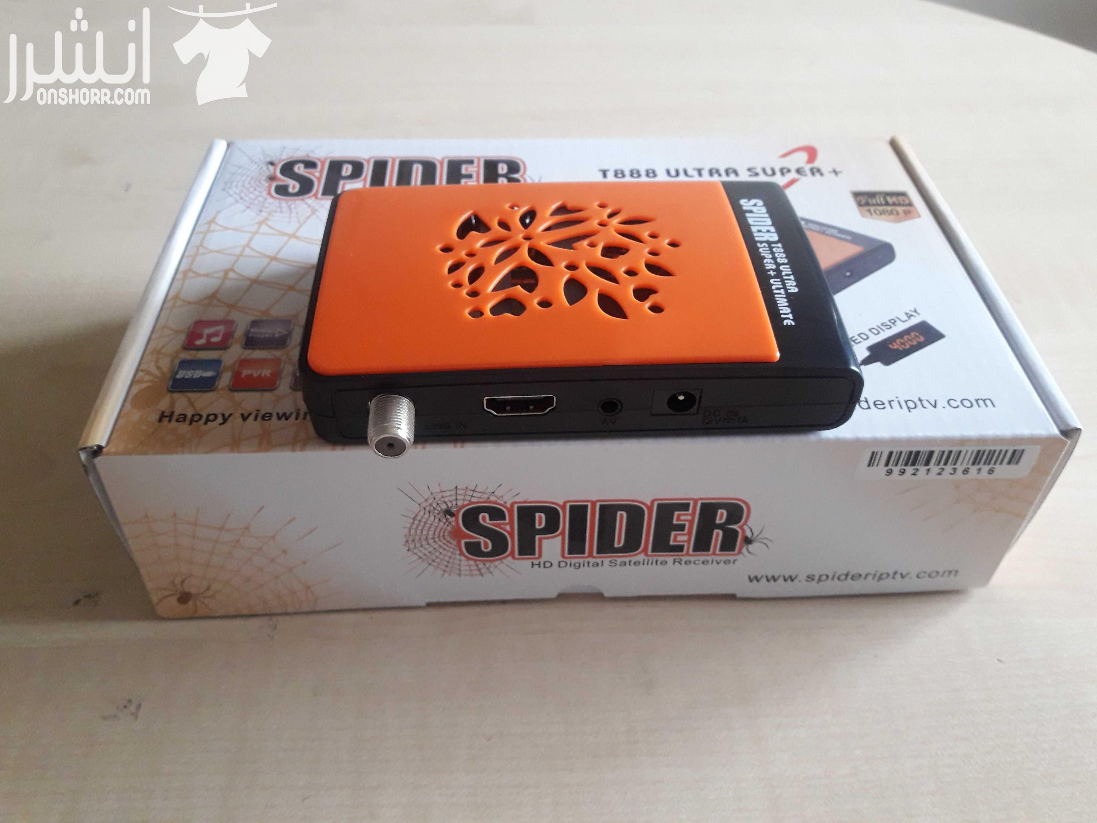 رسيفر SPIDER T888 Ultra Super UltiMate الاشتراكات * اشتراك Turbo IPTV لمدة (36 شهر) لمشاهدة جميع قنوات beIN و OSN * اشتراك Doom IPTV لمدة (12 شهر) * اشتراك IPFOX IPTV لمدة (12 شهر) * اشتراك MYHD IP...