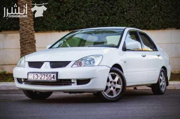 ميتسوبيشي لانسر موديل 2007 لون ابيض ماتور 1600الاصلي وارد الكويت جير اتوماتيك سعرالبيع 8300 كاااش 0797077794 جنطات اللانسر الأصلية كوندشن حامي بارد غاز جديد فحص امامي جيدات خلفي ضربه على الرأس ترخ...