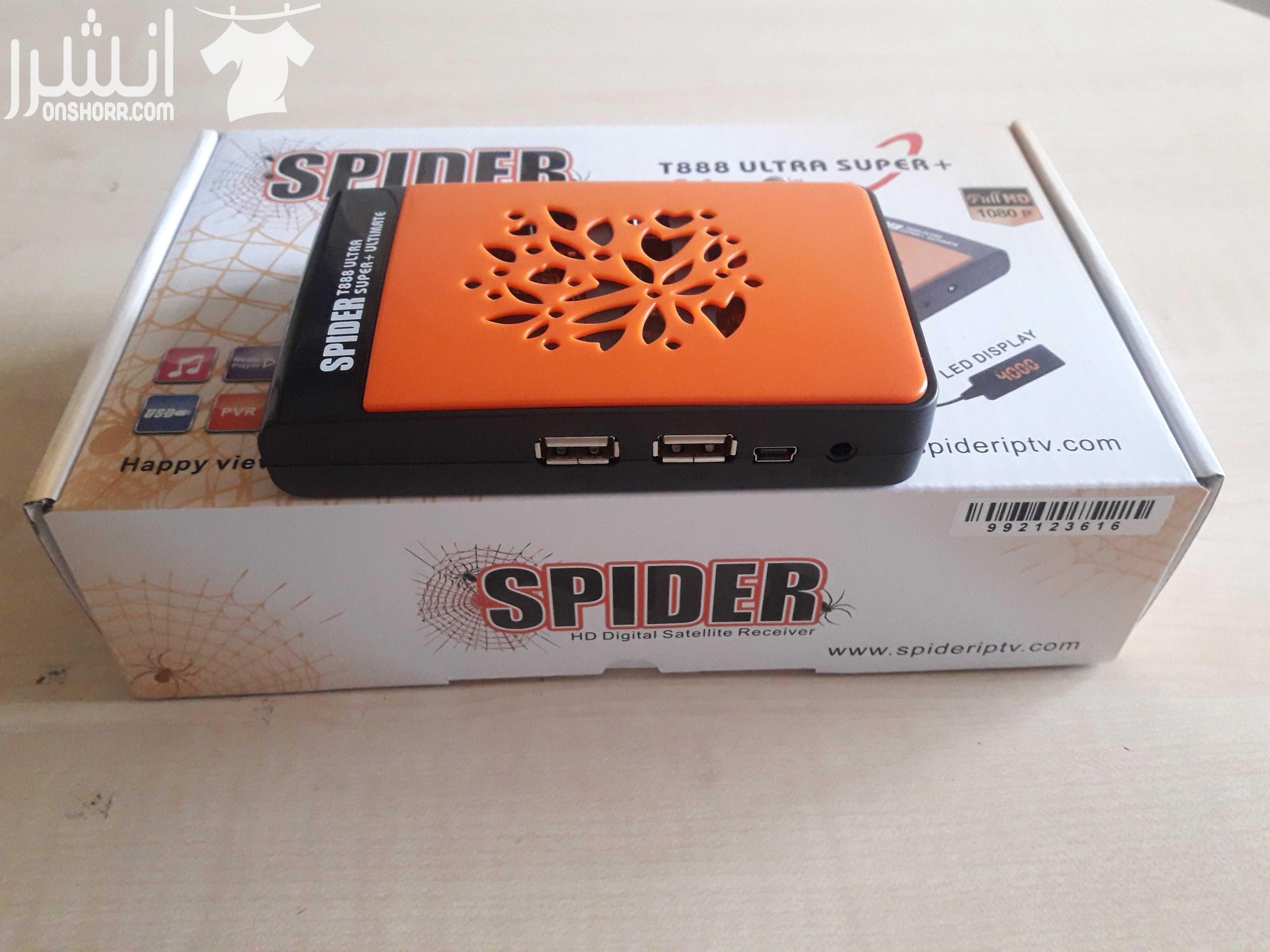 رسيفر SPIDER T888 Ultra Super UltiMate الاشتراكات * اشتراك Turbo IPTV لمدة (36 شهر) لمشاهدة جميع قنوات beIN و OSN * اشتراك Doom IPTV لمدة (12 شهر) * اشتراك IPFOX IPTV لمدة (12 شهر) * اشتراك MYHD IP...