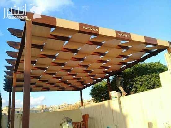 مؤسسة الحسام لكافة أعمال القرميد والديكورات والمظلات الخشبية ودربزينات للاستفسار يرجى الاتصال على الرقم التالي 0799771290