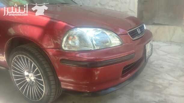 هوندا سيفك 1998 اوتوماتيك ماتور 1600 سي سي السيارة عليها قطع كثير جديدة السعر 6700 قابل للتفاوض بعد المعاينة