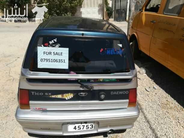 الرجاء قرائه الإعلان قبل الاتصال دايو تيكو ماتور 800cc عزم ما شاء وجرب اقتصاديه جدا موديل 94 جير خمسه غيار ماتور جير كهربا فحص فحصها خالي قص قلبان كوشوك جديد مرخصه لشهر 12 دهان جيد غرفه جيده كراسي ر...