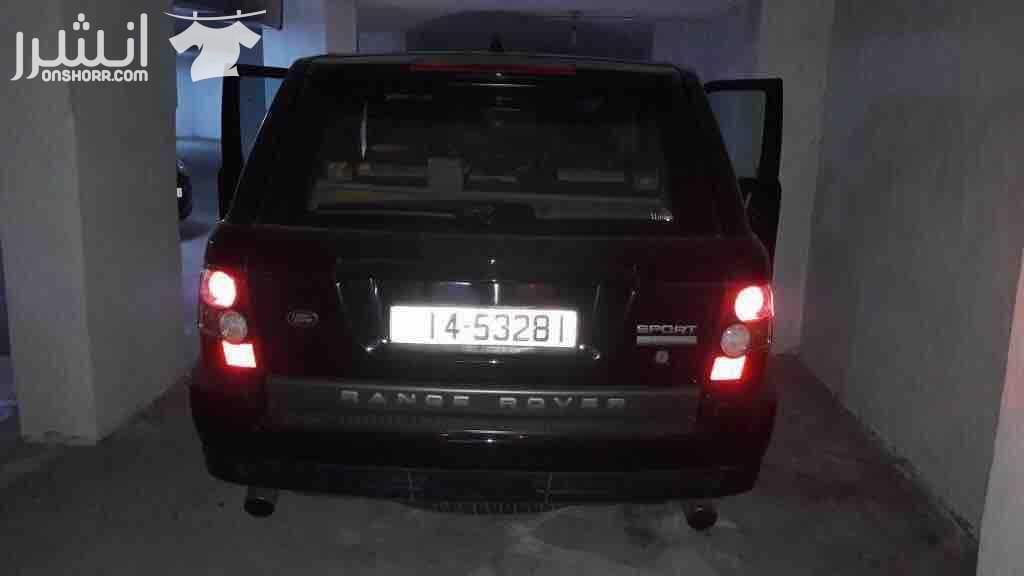 Range Rover sport موديل 2008 4400cc لون اسود ترخيص وتأمين جديد فحص كامل 7 جيد ، صيانه دوريه جلد فتحه شاشه بحاله الوكالة