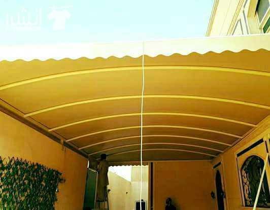 مظلات سواتر هناجر قرميد ابوب شبابك خيام بيت شعار شبوبك زرعيه وجميع اعمال الحداده وقسم لاترمامت جوال0555311296