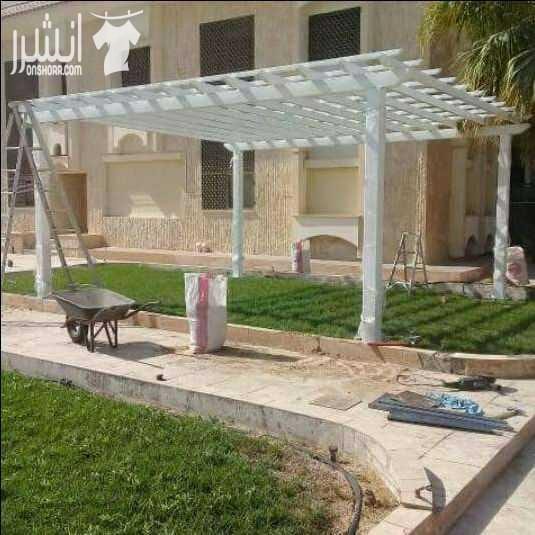 مظلات سواتر هناجر قرميد ابوب شبابك خيام بيت شعار شبوبك زرعيه وجميع اعمال الحداده وقسم لاترمامت جوال0555311296