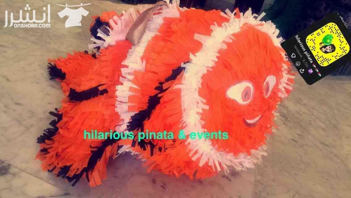 بنياتا لجميع الحفلات و بطريقة 3D و بعمل حاليا بنياتا خرفان لعيد الاضحى hilarious pinata & events