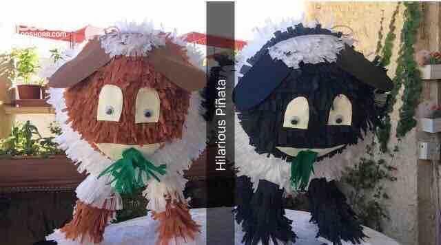بنياتا لجميع الحفلات و بطريقة 3D و بعمل حاليا بنياتا خرفان لعيد الاضحى hilarious pinata & events