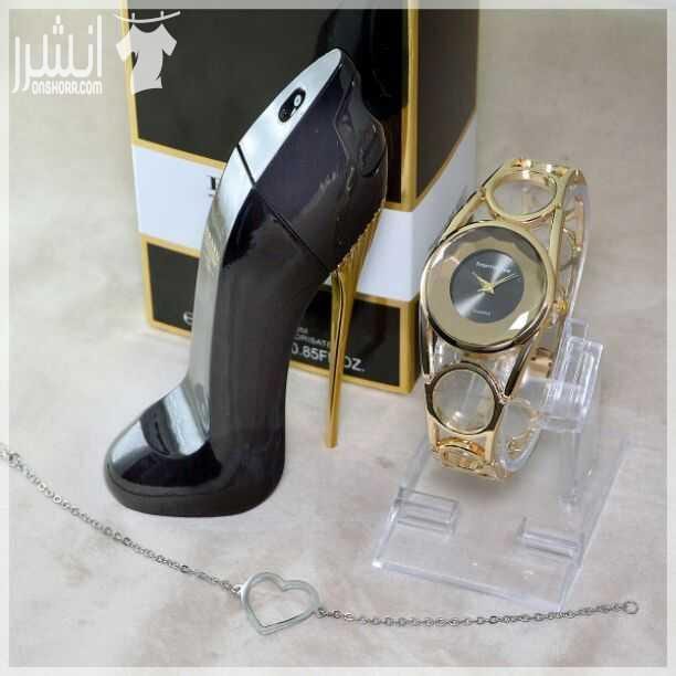 بكجات هدايا ستاتي ورجالي السعر 19دينار العطر دبي نخب اول ماركة هونست مع اسوارة وساعة مكفولة اللون مقاومة للماء