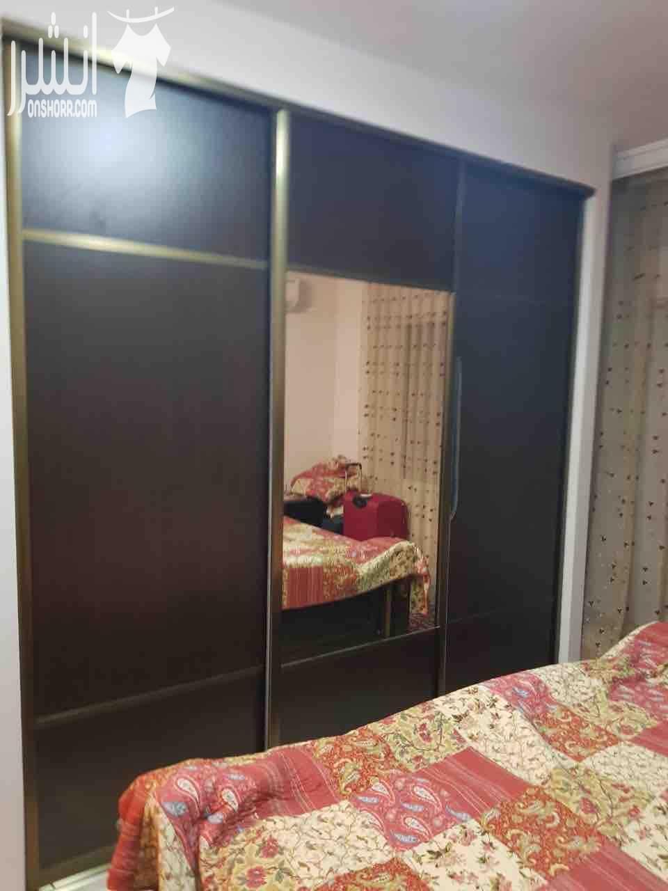 Apartment 3 years old for rent Area 190/First floor in khalda 3bedrooms and 3 toilets with a garage Ac installed Fireplace Furnished 600 dinar per month Unfurnished 500 di...