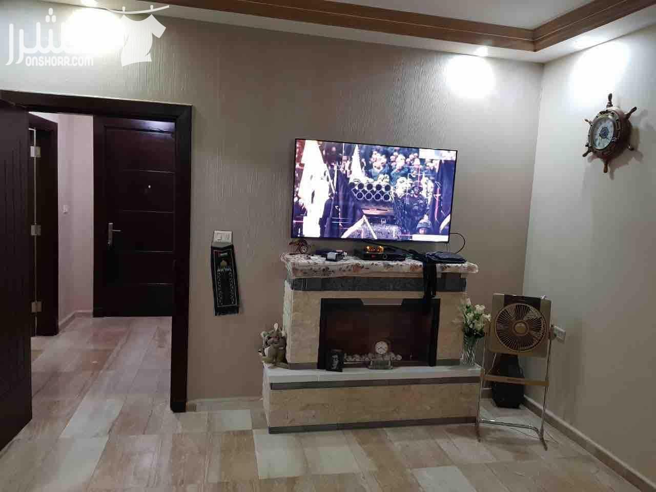 Apartment 3 years old for rent Area 190/First floor in khalda 3bedrooms and 3 toilets with a garage Ac installed Fireplace Furnished 600 dinar per month Unfurnished 500 di...