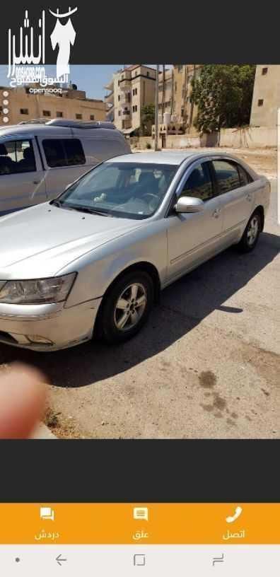 هونداي سوناتا للبيع موديل ٢٠٠٨ مع لوحة مميزة فل مع فرش جلد بدون فتحة السيارة نظيفة بسبب استخدامها القليل