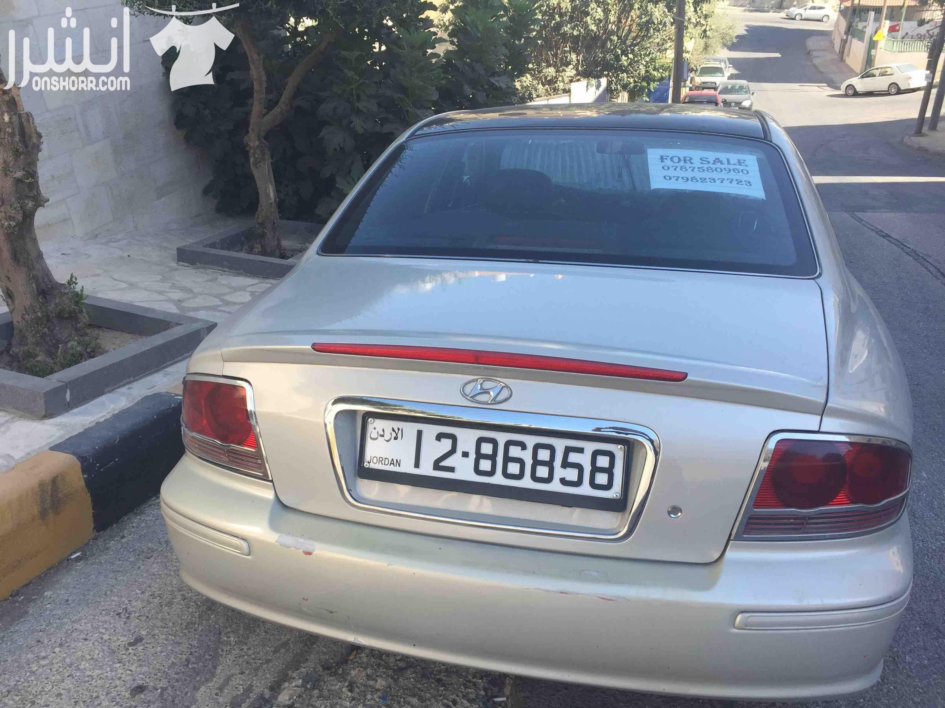 هونداي سوناتا 2002 محرك 2000 cc سلفر مميز تنده سوداء نازله على الرخصه جير تب ترونك جلد بالكامل مكيف حامي بارد شغال 100% مسجل كينود شاشه تتش الأصلي سماعات بيونير الأصلي جنط 17 البينا الله يبارك لصاحب ا...