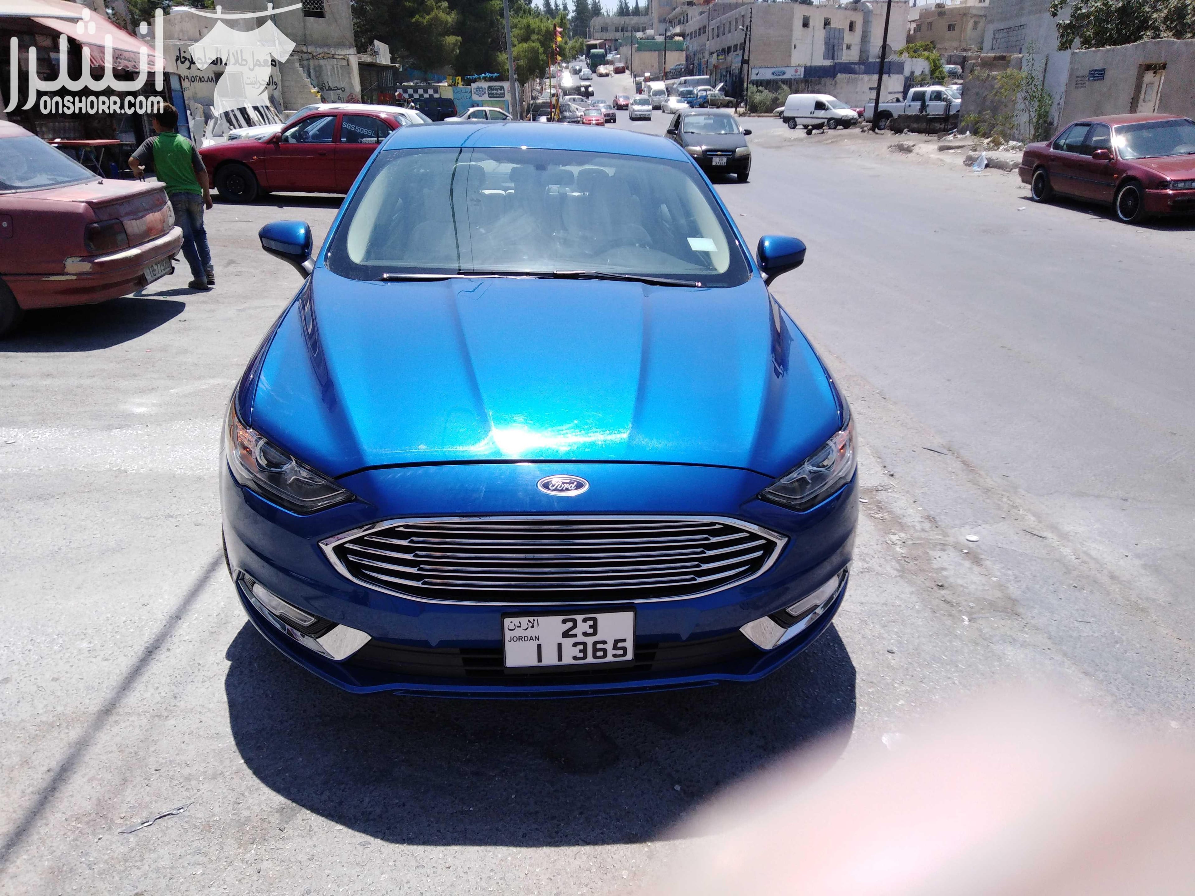 فورد فيوجن 2017 للبيع فل الفل بدون فتحة ترخيص وتإمين شامل ترخيصها 8 /2019 كراسي جلد شاشة تيسلا ترخيص جديد
