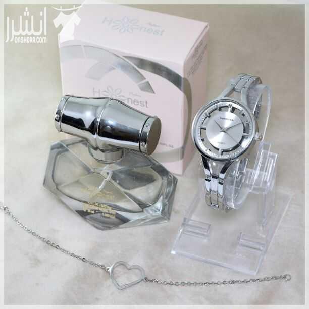 بكجات هدايا ستاتي ورجالي السعر 19دينار العطر دبي نخب اول ماركة هونست مع اسوارة وساعة مكفولة اللون مقاومة للماء