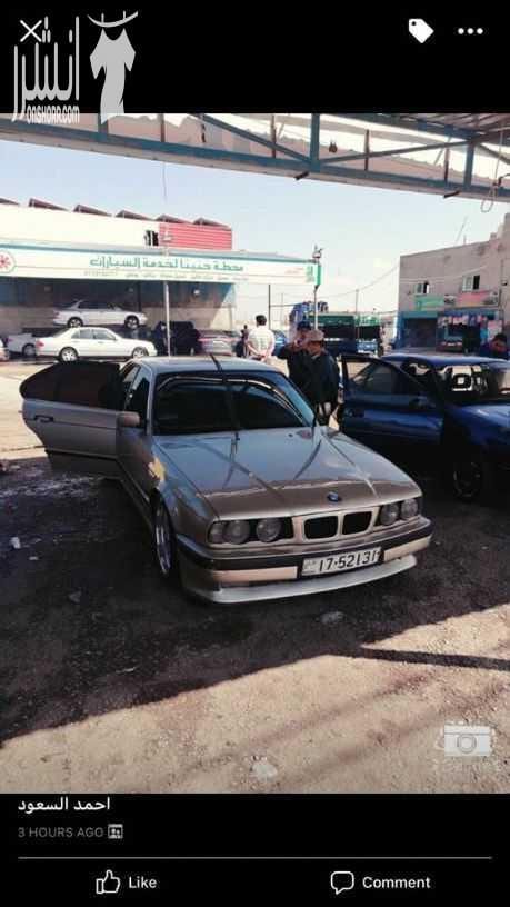 BMW 520i موديل 89 محوله 95 ماتور 25 نازل عالرخصه فل كامل مع فتحه الفحص مرفق بالصور 5000 0795058295