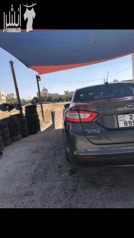 سياره للبيع فورد فيوجن موديل ٢٠١٦ انيرجي هايبرد بحاله جيده المسافه المقطوعه ٢٠ الف ميل الاضافات فل ناقص فتحه السقف فحص ٤ جيد لون السياره فيراني داخل جلد اسود المراجعه الاتصال على الرقم 0785014455