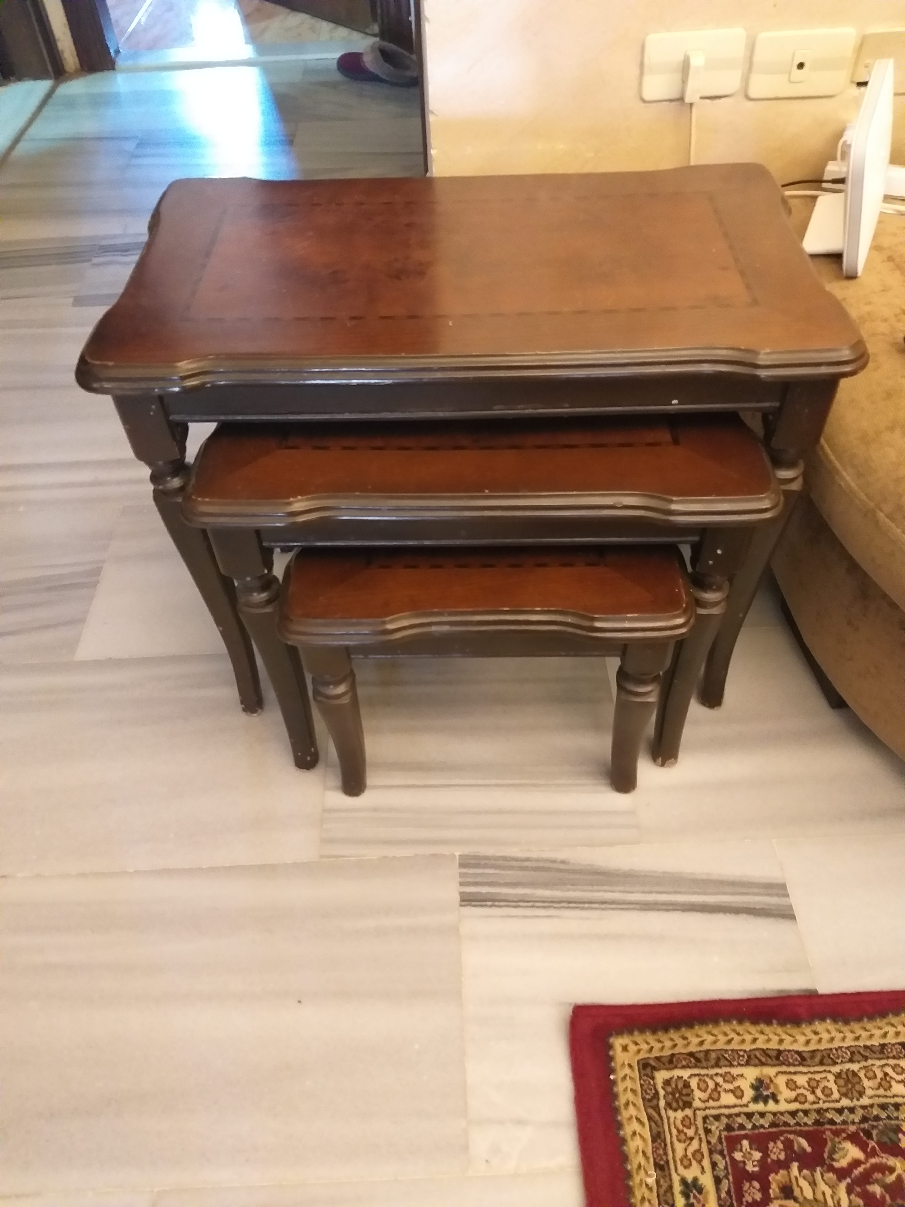 طاولة درج٣قطع