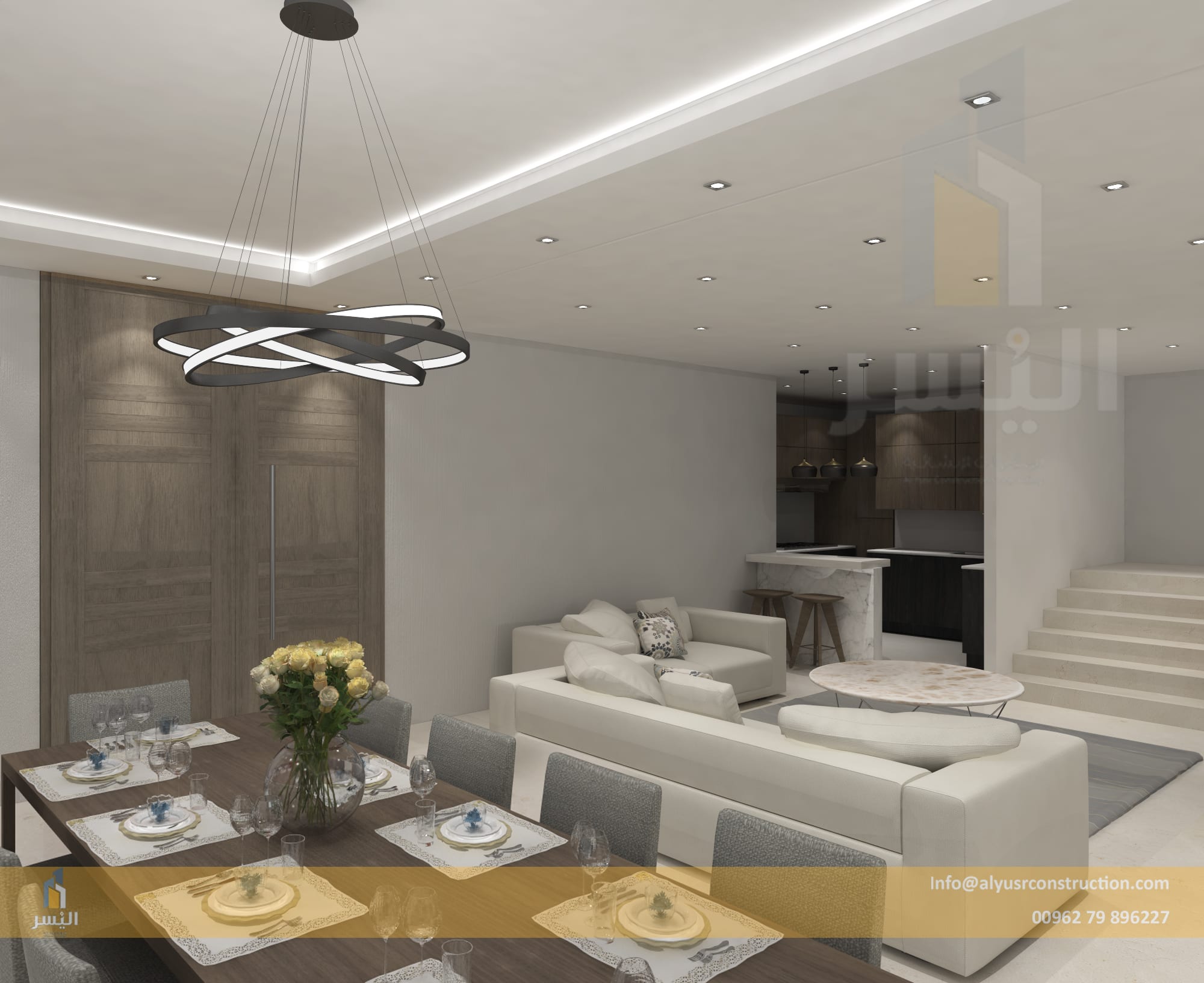 آخر أعمال شركة #اليسر#للمقاولات#الانشائية
نقوم بتصميم مشاريعكم ونستطيع تنفيذها على أرض الواقع باحترافية ودقة عالية وعلى أيدي فريق من الخبراء
• رسم 3D
• أعمال خارجية و داخلية
• بناء ع...