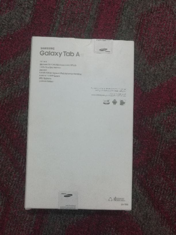 Samsung Galaxy Tab A 2016
الكفالة: سنة من الوكيل الرسمي BCI
مواصفاته:
1-حجم الشاشة: 10.1 انش
2-حجم الذاكرة: 16جيجا
3-الرام: 2 جيجا
4-خط واحد 4G LTE
5-البطارية: 7300 مل امبير
6-نظام الاندرويد: 7.0
7-...