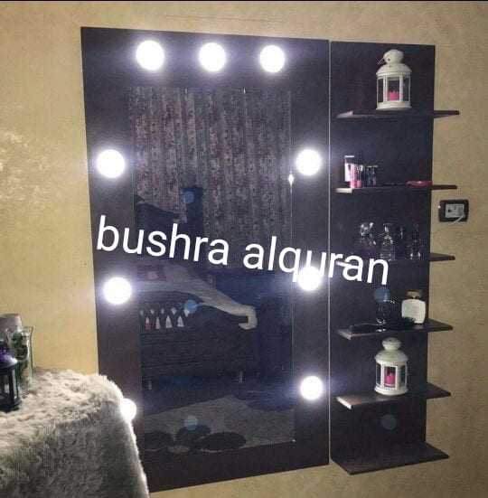 مرايا مع اضاءة ورفوف خشب رووووعة
وعم نعمللكم كل شي بتطلبوة
مرايا?جرارات?رفوف?خزاين احذية?خزاين اكسسوار?
واسعار وعروووووض ولا بالخيال
للتواصل عخاص
توصيل للمحافظات ب ٥
عمان ٣ د