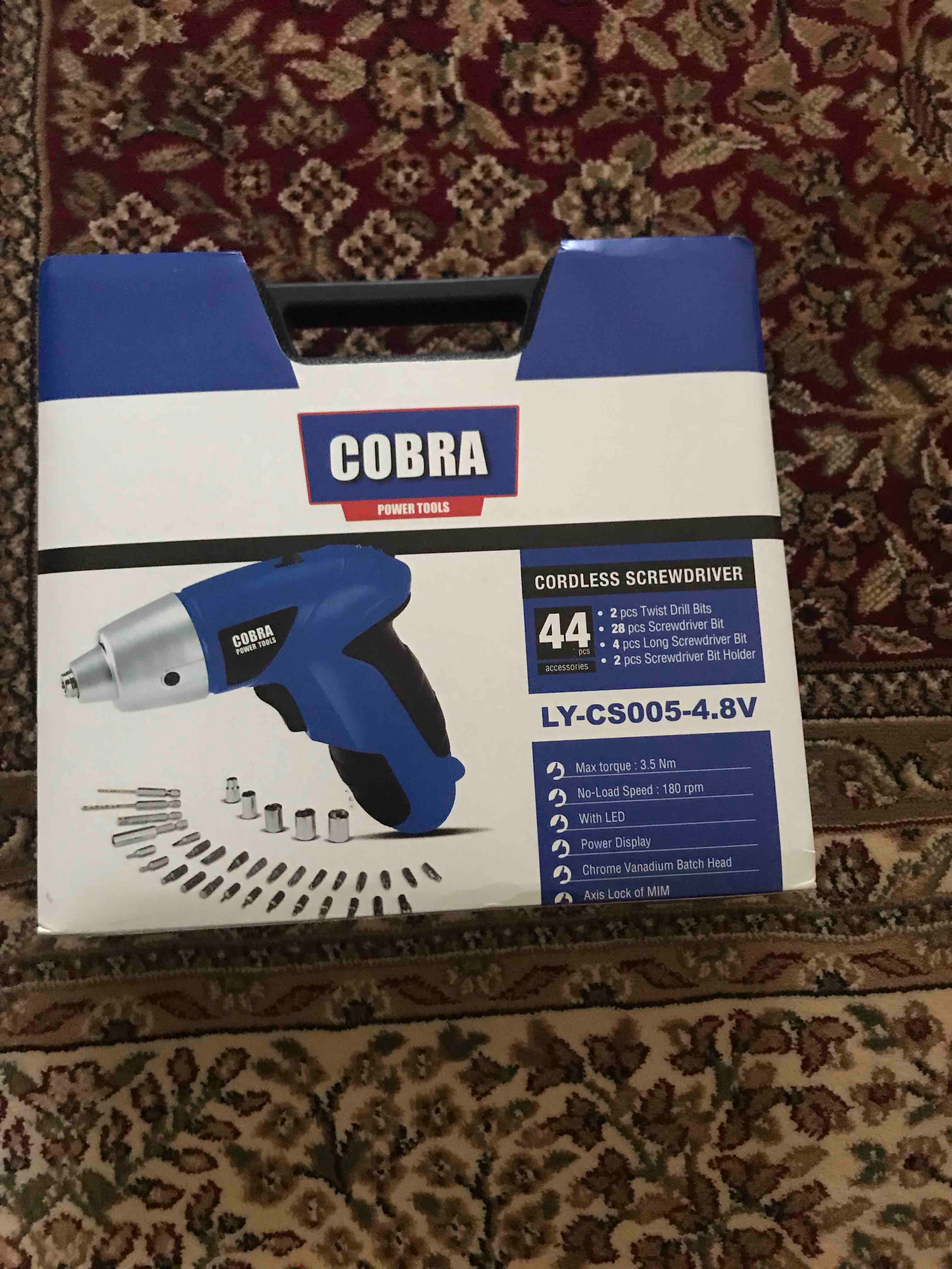 درل صغير للبراغي والسوامين شحن
Nm 3.5 تورك
44 قطعة
ضو led
مقياس للشحن
راس كروم مغناطيس
دوران على الجهتين شد فك