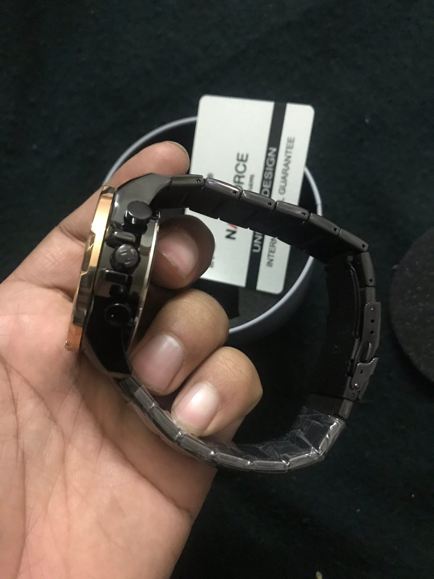 ساعه naviforce اصليه جديده
لا تنسَ أنك شاهدت هذا الإعلان في عنكبوت
ساعه naviforce مع كفاله ما...