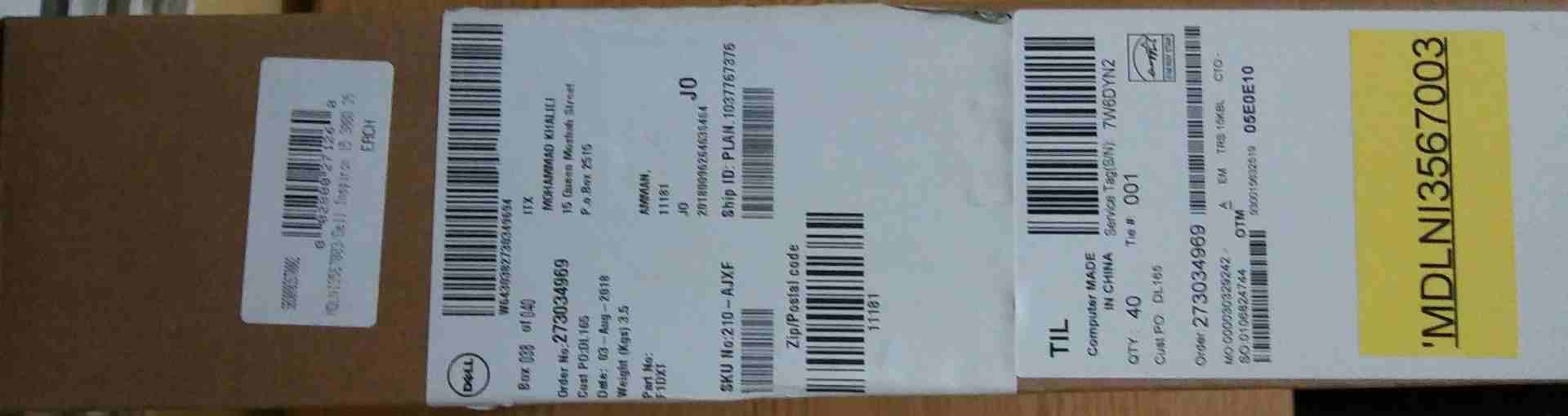 Dell laptop
لا تنسَ أنك شاهدت هذا الإعلان في عنكبوت
لابتوب dell للبيع بمواصفات
core i3 ( 7th ge...