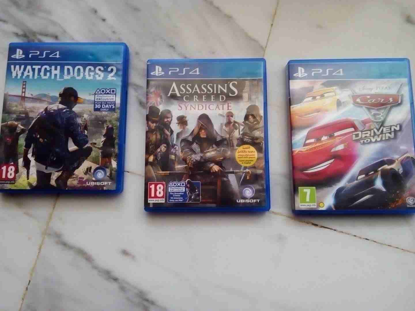 سي دي عدد 3 واج دوج واساسين كريت ودرايف ون ps4 بحالة جيدة جدا
لا تنسَ أنك شاهدت هذا الإعلان في عنكبوت...