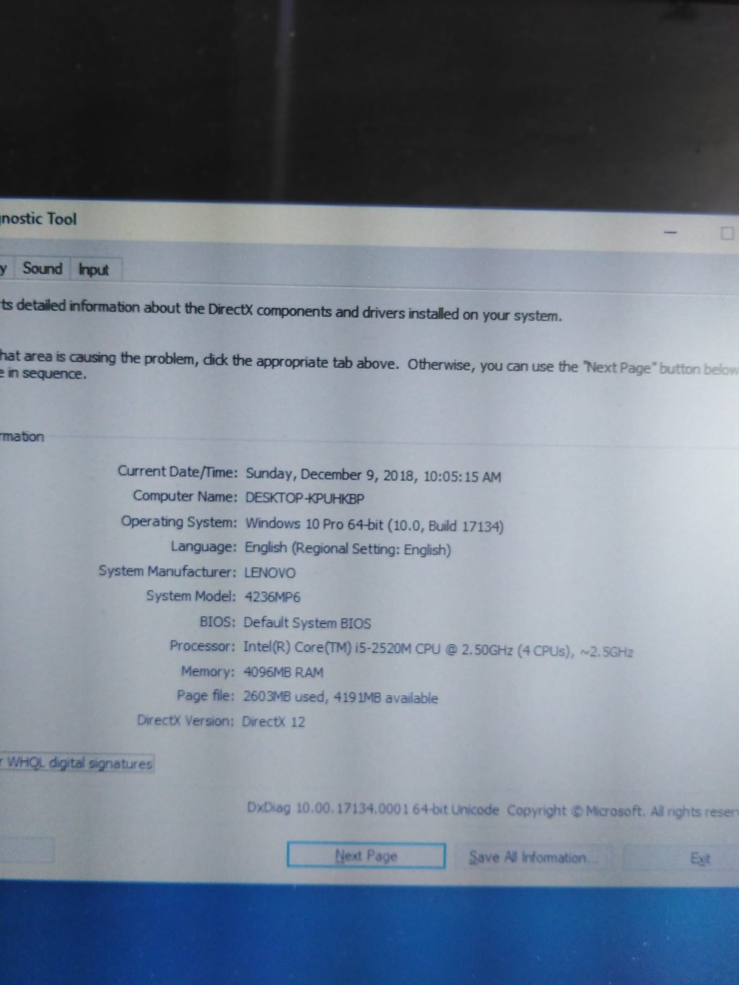 لينوفو ثنك باد كورt420 i5 lenovo
لا تنسَ أنك شاهدت هذا الإعلان في عنكبوت
لينوفو ثنك باد كورt4...
