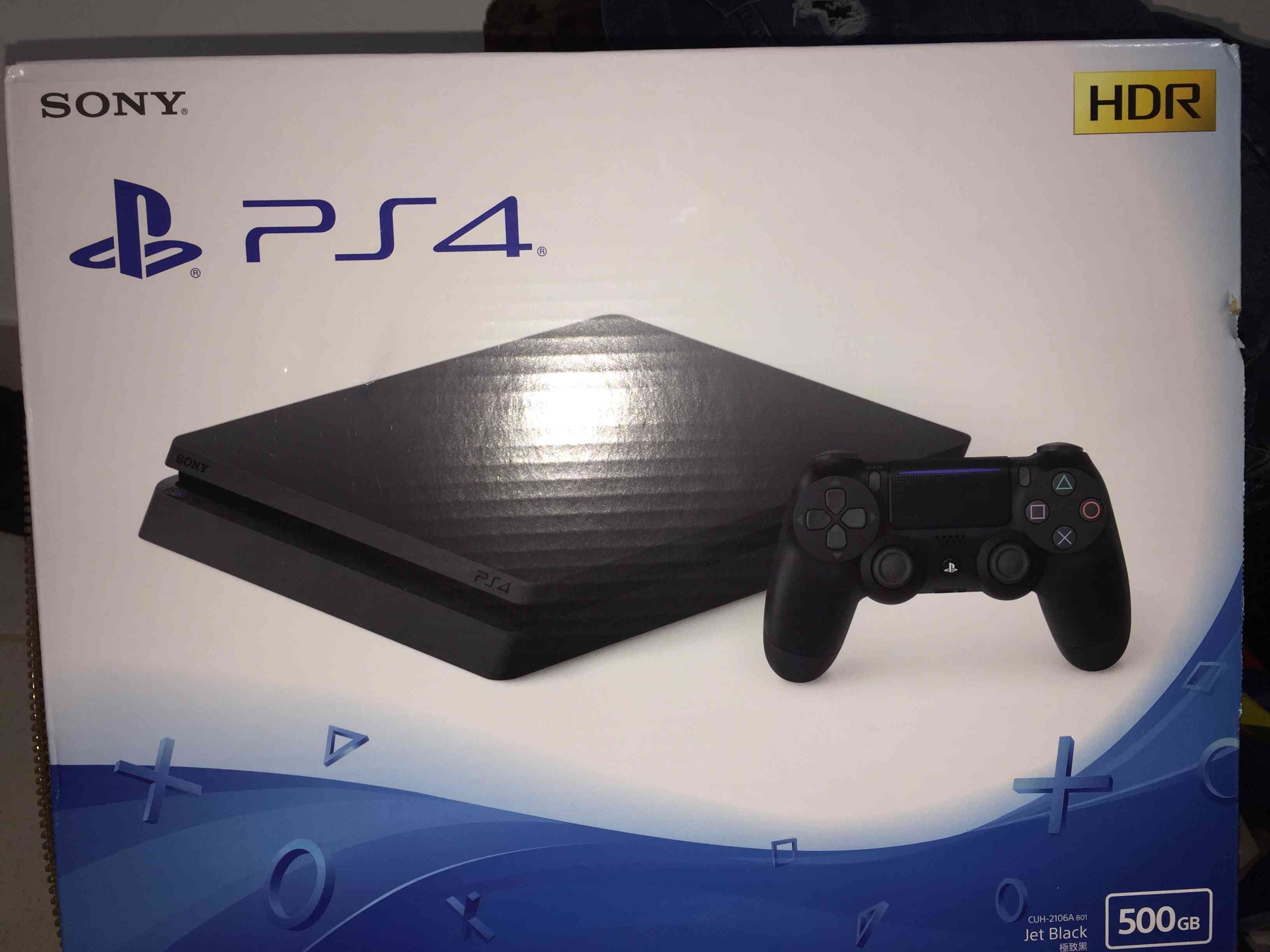 sony PS4
لا تنسَ أنك شاهدت هذا الإعلان في عنكبوت
Sony playstation 4
Slim 500GB
Jet black...