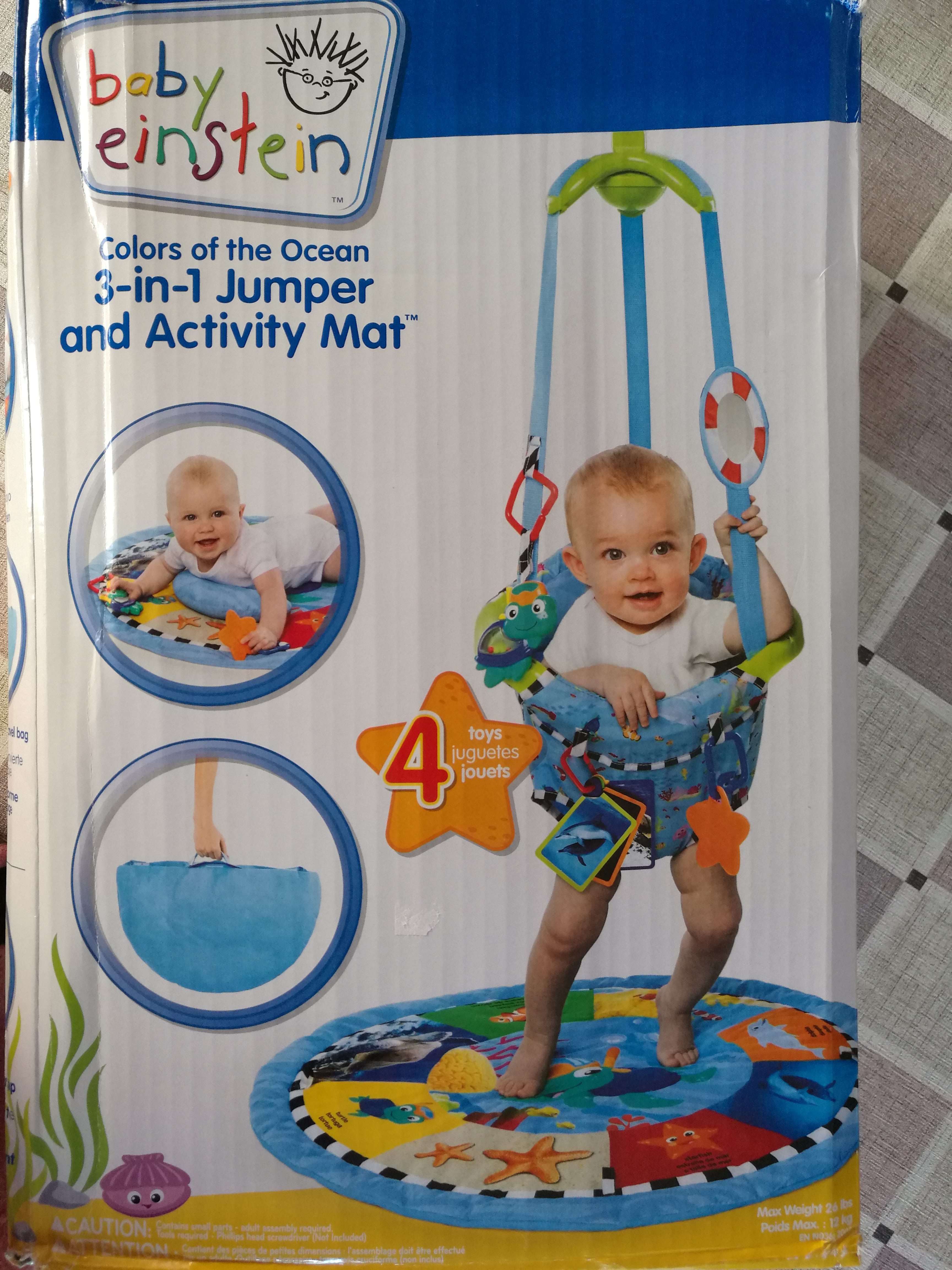 Baby jumber
لا تنسَ أنك شاهدت هذا الإعلان في عنكبوت
نطاطه للبيبي ماركة بيبي اينشتاين امريكي...