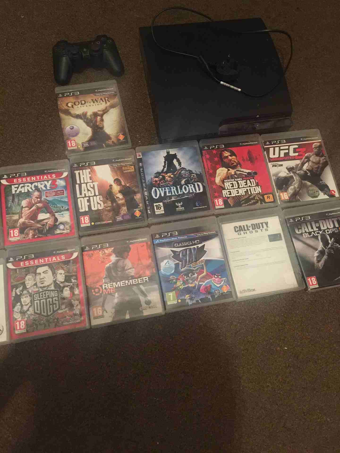 160gb PlayStation 3 بلايستيشن
لا تنسَ أنك شاهدت هذا الإعلان في عنكبوت
جهاز معه 16 لعبه ومحمل عليه...