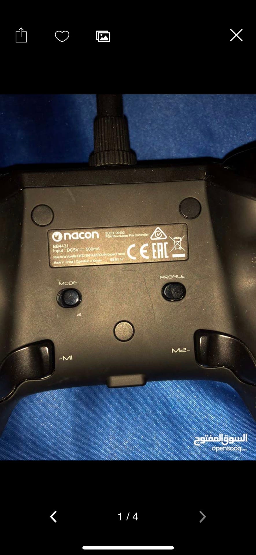 nacon revelation
لا تنسَ أنك شاهدت هذا الإعلان في عنكبوت
يد تحكم معدله شبه جديده نيكون رفلوشن...