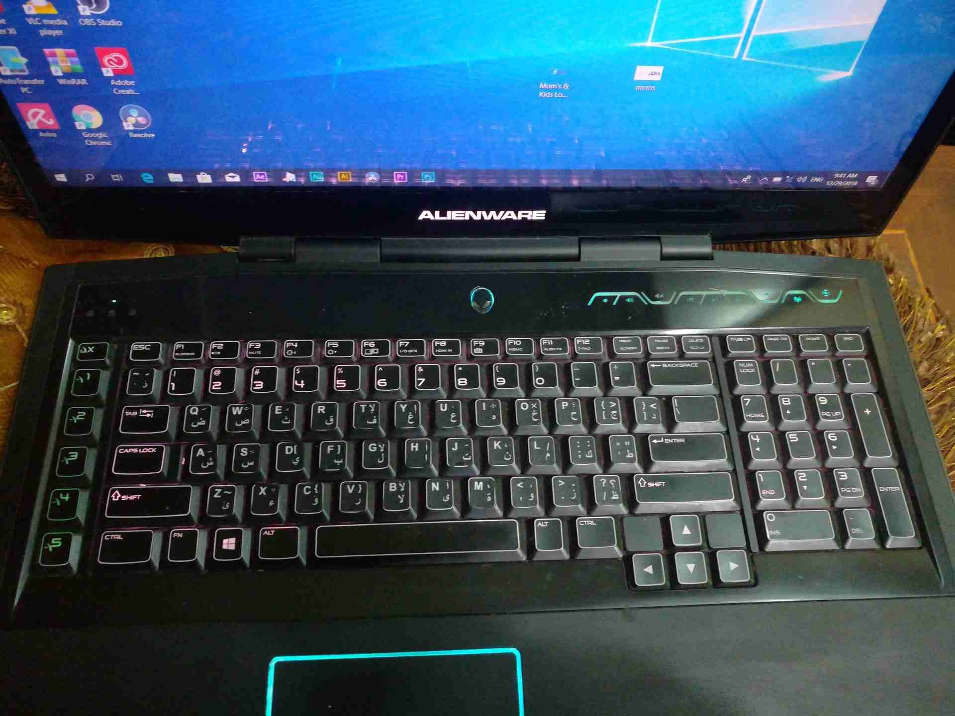 لابتوب Alienware مستعمل للبيع
لا تنسَ أنك شاهدت هذا الإعلان في عنكبوت
2 ssd 240gb
hdd 1 tb
32 ra...