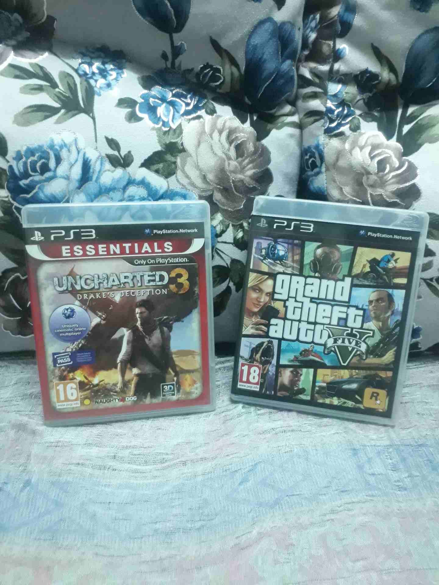 كاسيتات ps3 GTA V _UNCHARTED 3 للبيع وكاله لم تستخدم أبداً
لا تنسَ أنك شاهدت هذا الإعلان في عنكبوت...