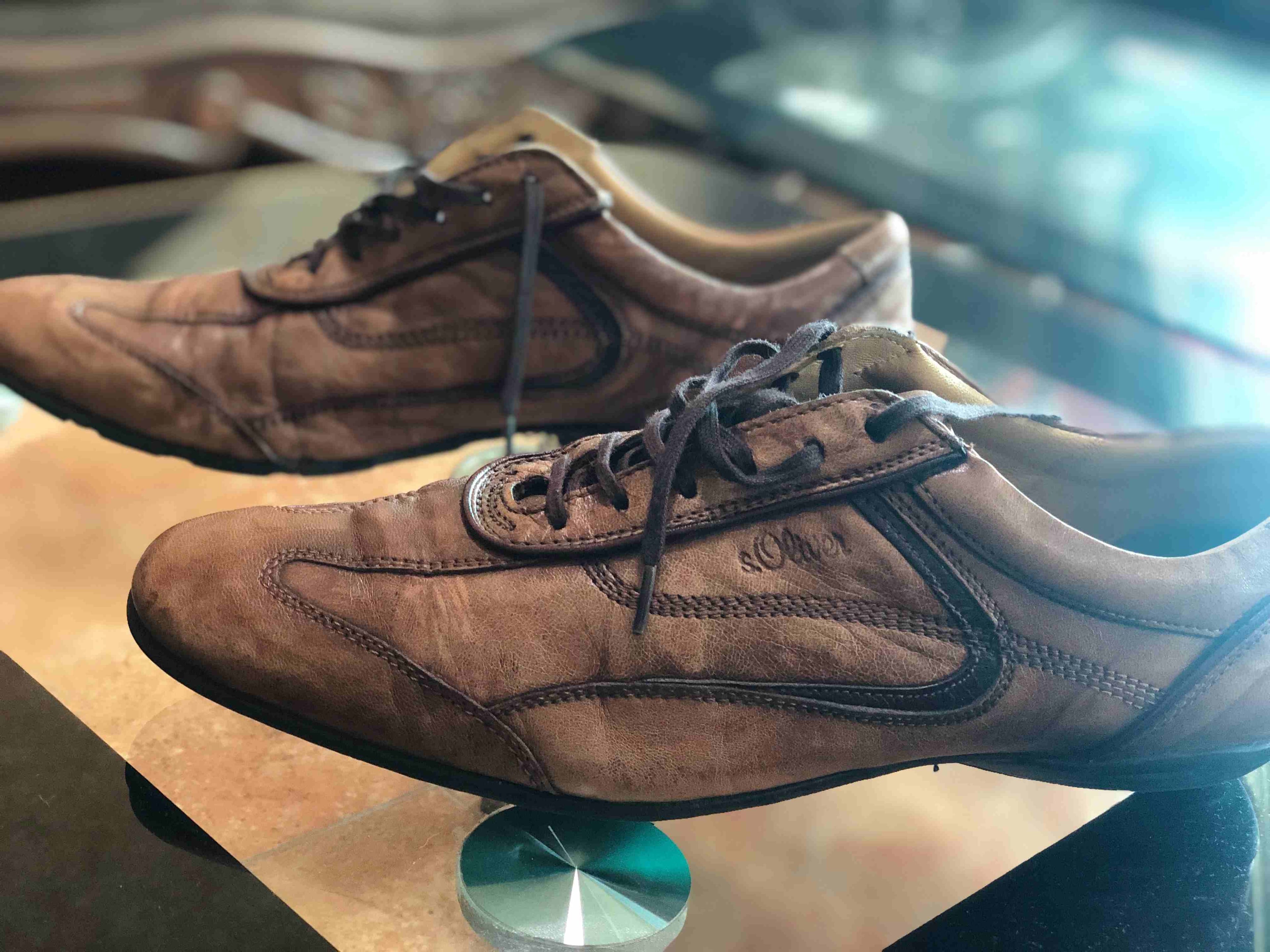 حذاء جلد
لا تنسَ أنك شاهدت هذا الإعلان في عنكبوت
s.oliver shoes LT.Brown Leather
حذاء ( كندرة جلد...