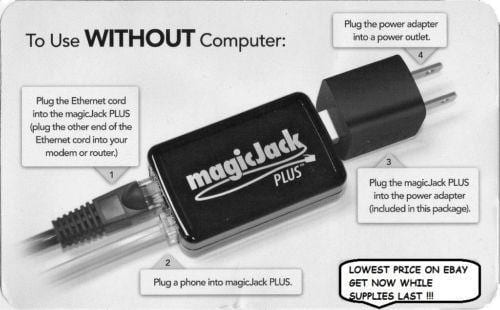 magicjack plus ماجيك جاك
لا تنسَ أنك شاهدت هذا الإعلان في عنكبوت
Magicjack Plus - Brand new...