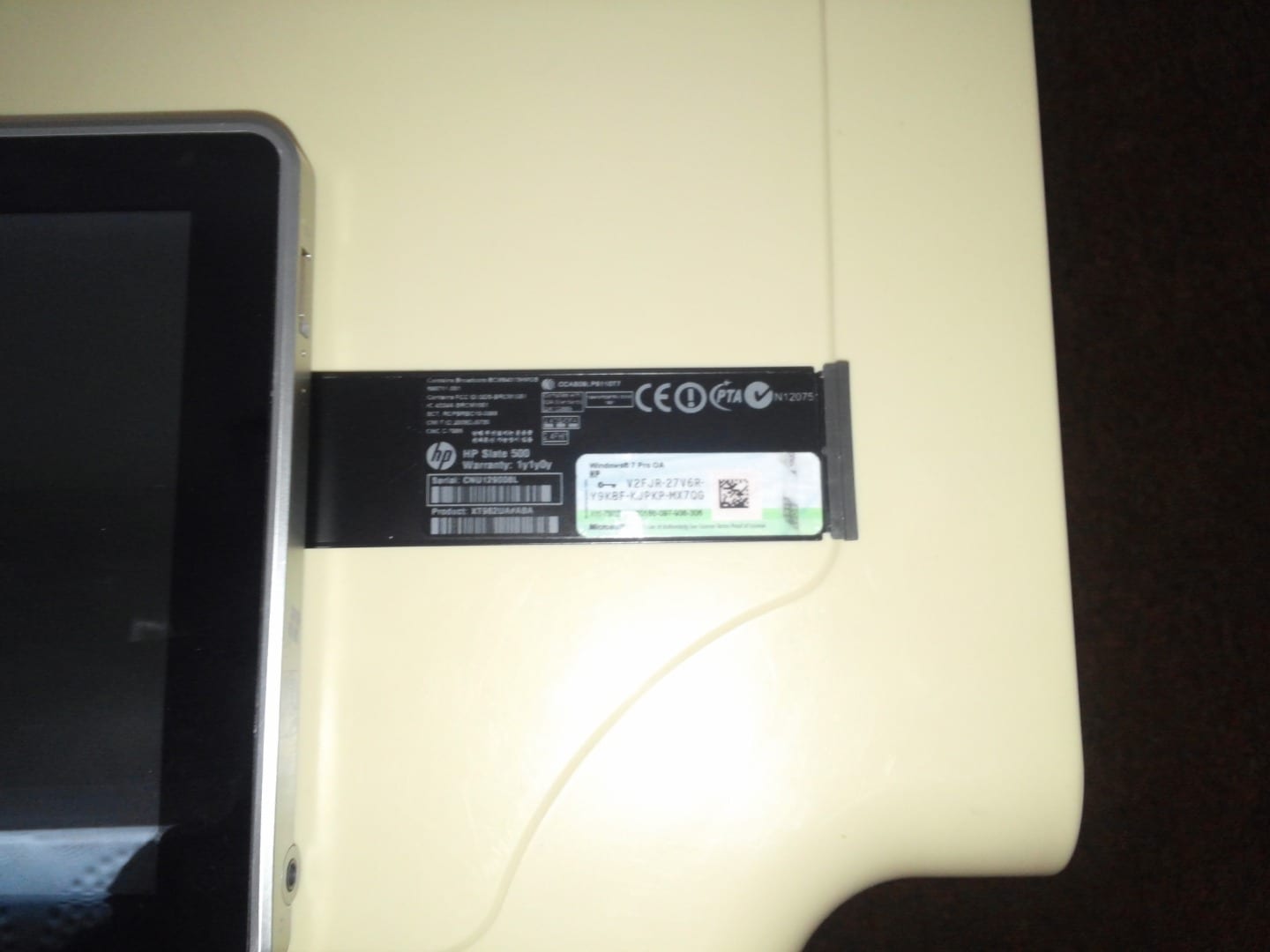 تابلت hp slate 500 ( ويندوز 7, رام 2G, هاردسك 64G SSD, شاشة 9 انش, معالج انتل اتوم)
لا تنسَ أنك شاهدت هذا الإعلان في عنكبوت...