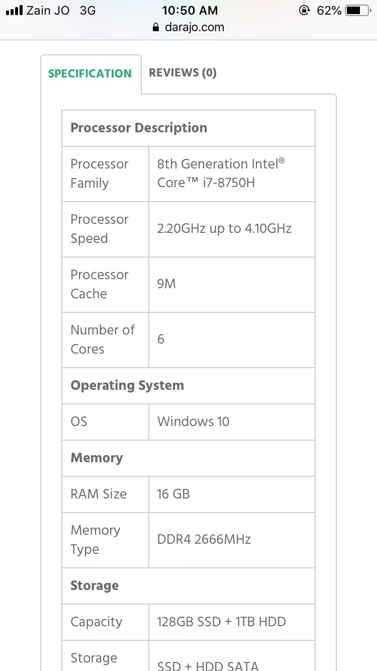 Lenovo Lengion Y530 gaming laptop, 8th generation, 6 cores
لا تنسَ أنك شاهدت هذا الإعلان في عنكبوت...