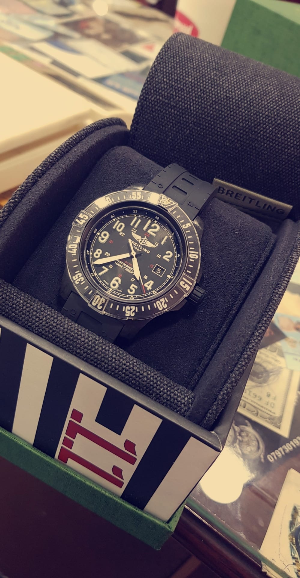 BREITLING SKY RACER
لا تنسَ أنك شاهدت هذا الإعلان في عنكبوت
موديل 2018
فايبر كاربون
جديده غير...