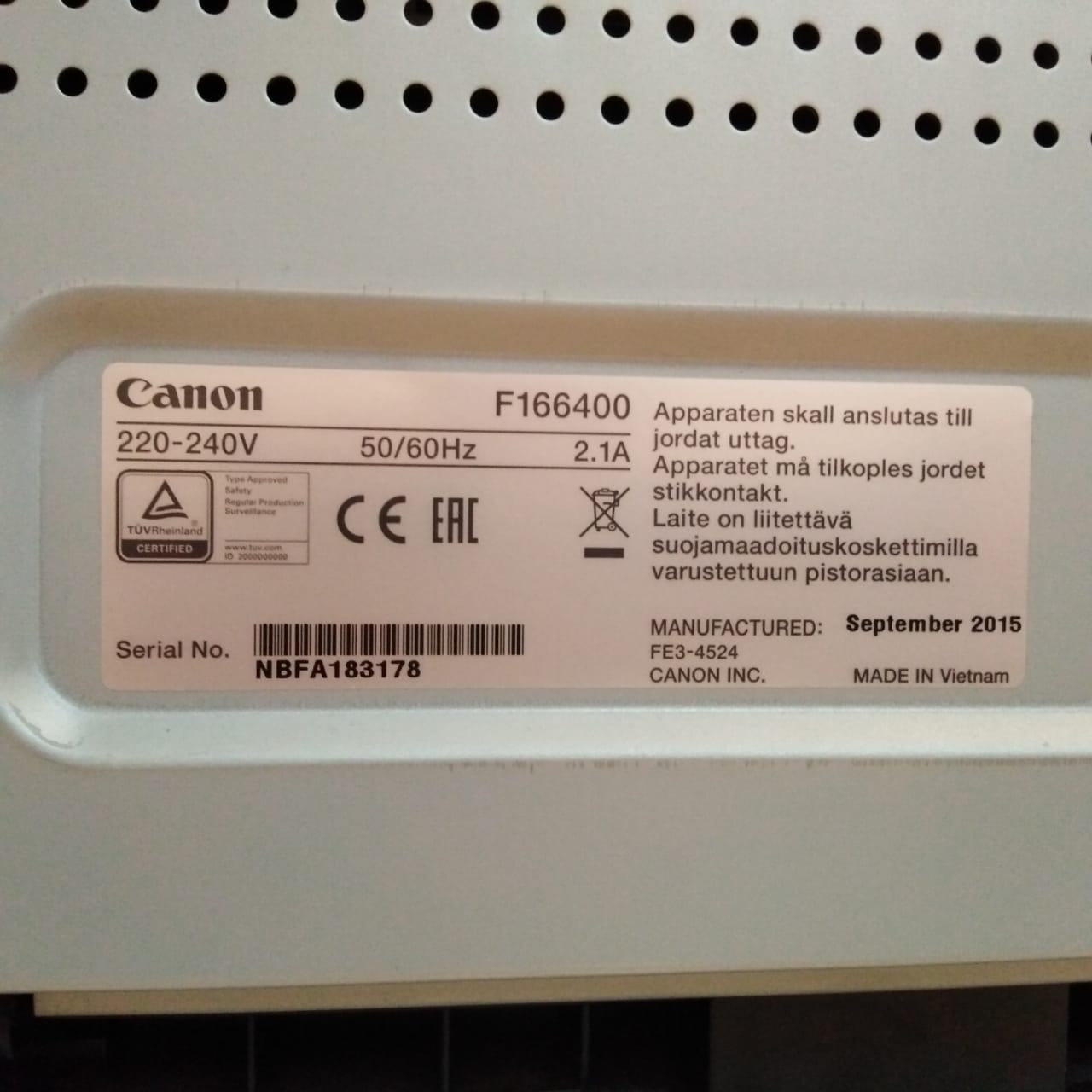 طابعة Canon ليزرية LBP6030B
لا تنسَ أنك شاهدت هذا الإعلان في عنكبوت
مستعملة بحالة الجديدة
سعر...
