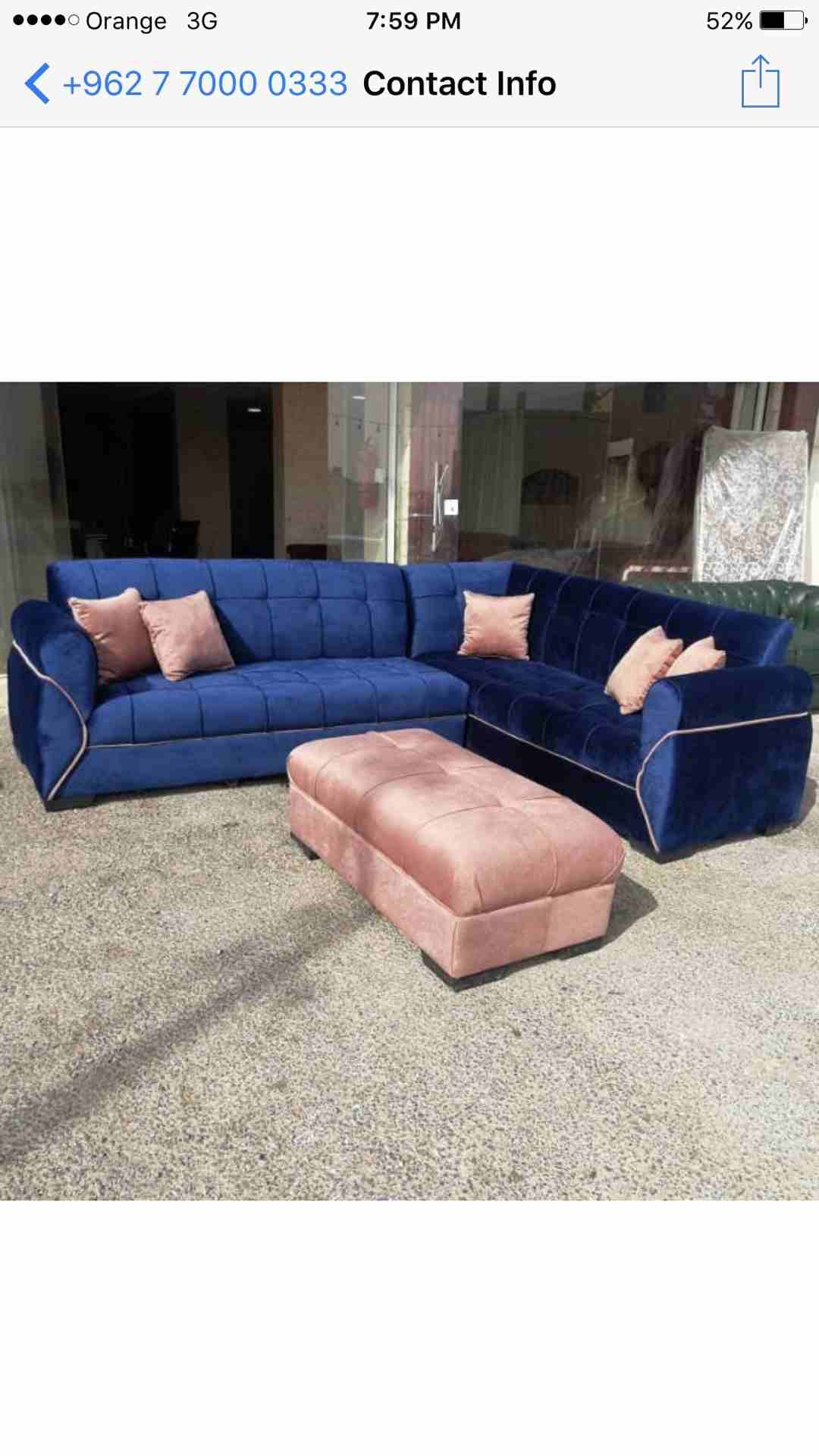اطقم كنب كورنر
لا تنسَ أنك شاهدت هذا الإعلان في عنكبوت
اطقم كنب كورنر خشب قراط 2.5
اسفنج ضغط عال...