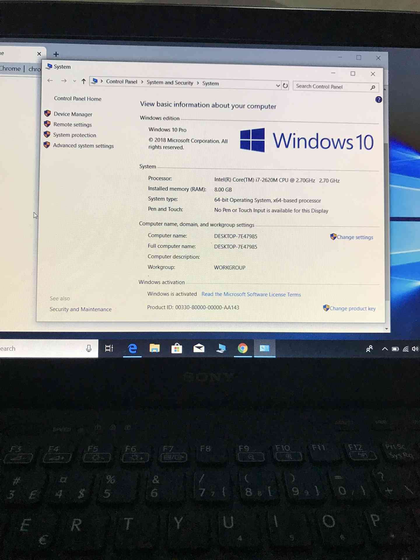 Somy VPCSA NoteBook
لا تنسَ أنك شاهدت هذا الإعلان في عنكبوت
-Sony VPCSA Notebook
Species:
8GB...