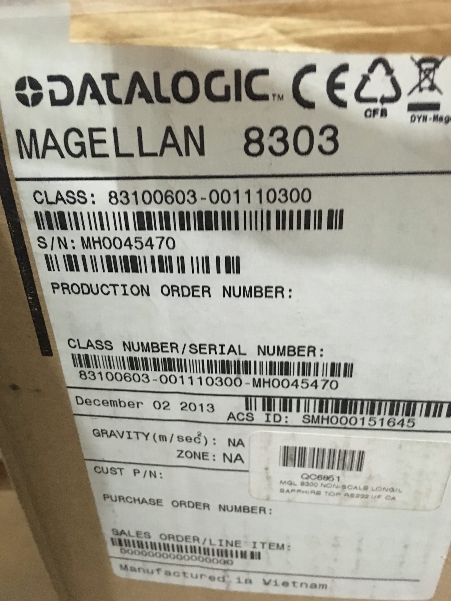 قارئ باركود datalogic scan جديد
لا تنسَ أنك شاهدت هذا الإعلان في عنكبوت
Datalogic scan
Magel...
