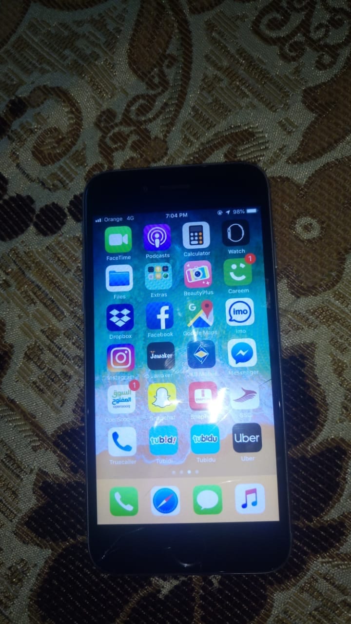 iPhone ايفون
لا تنسَ أنك شاهدت هذا الإعلان في عنكبوت
أيفون 6 للبيع
لون اسود وسكني
16 جيجا...