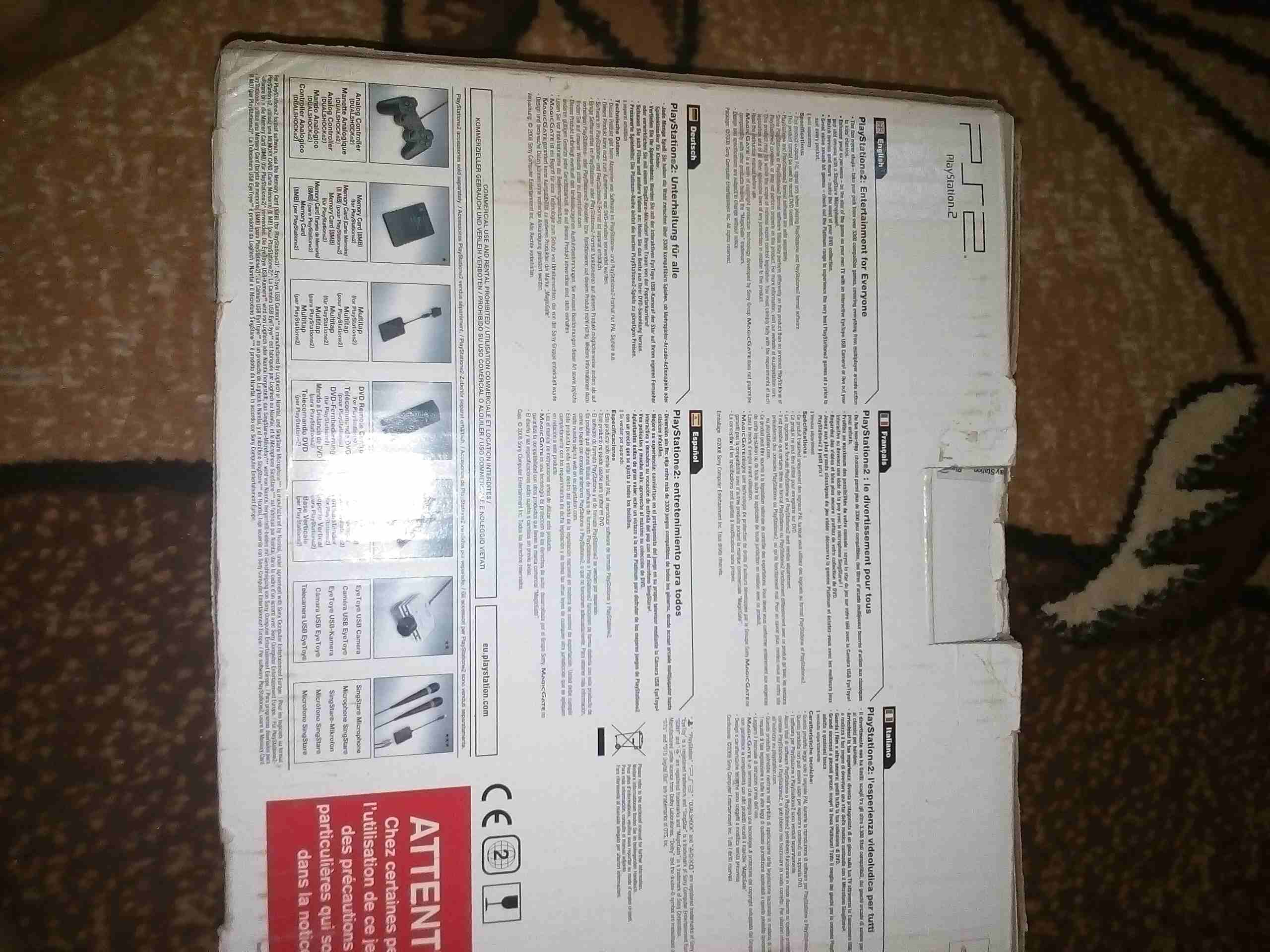 البلاستيشن 2 نضيف ممتاز
لا تنسَ أنك شاهدت هذا الإعلان في عنكبوت
جهاز بصلت على نبي البلاستيشن 2 مع...