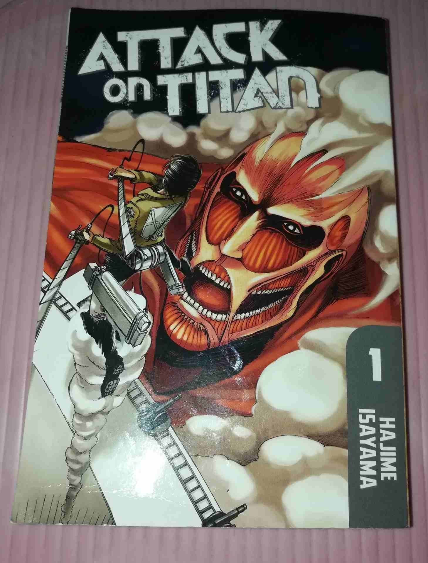 كتاب مانجا الهجوم على العمالقة attack on titan
لا تنسَ أنك شاهدت هذا الإعلان في عنكبوت
كتاب مانجا...