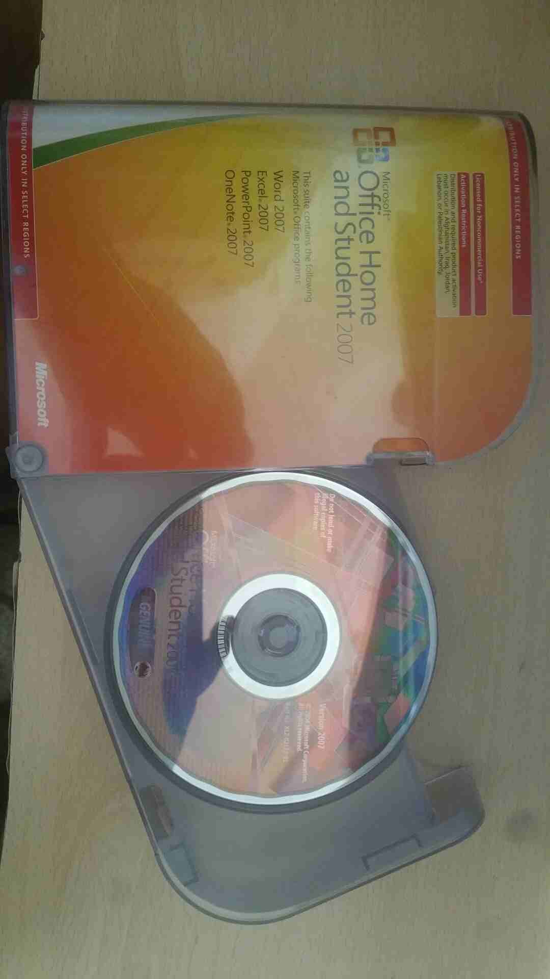 نسخة مايكروسوفت أوفيس 2007 اصلية للبيع
لا تنسَ أنك شاهدت هذا الإعلان في عنكبوت
نسخة مايكروسوفت او...
