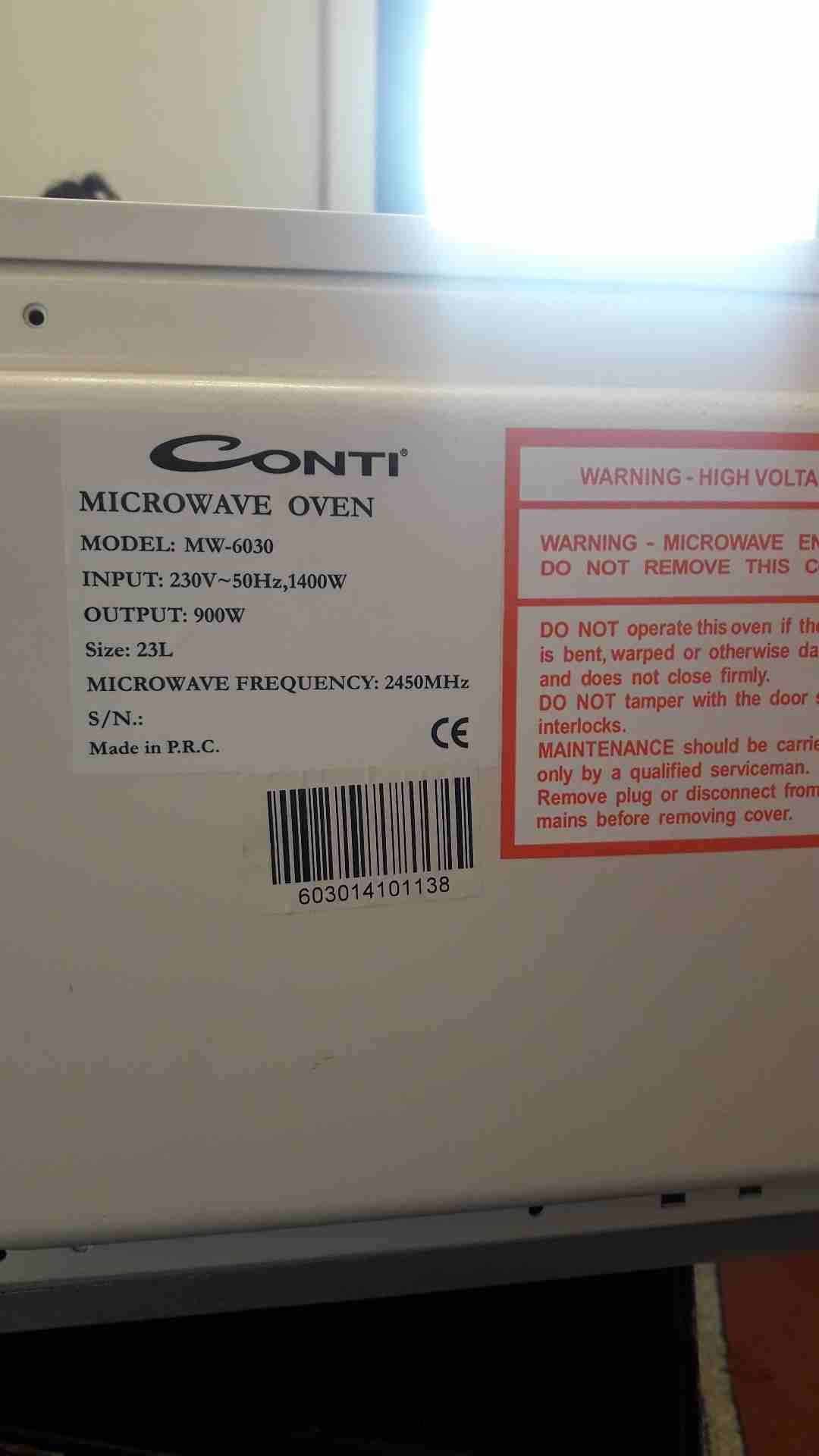 ميكرويف نوع CONTI
لا تنسَ أنك شاهدت هذا الإعلان في عنكبوت
بحاله الوكاله استخدام شهرين شبه جديد ال...